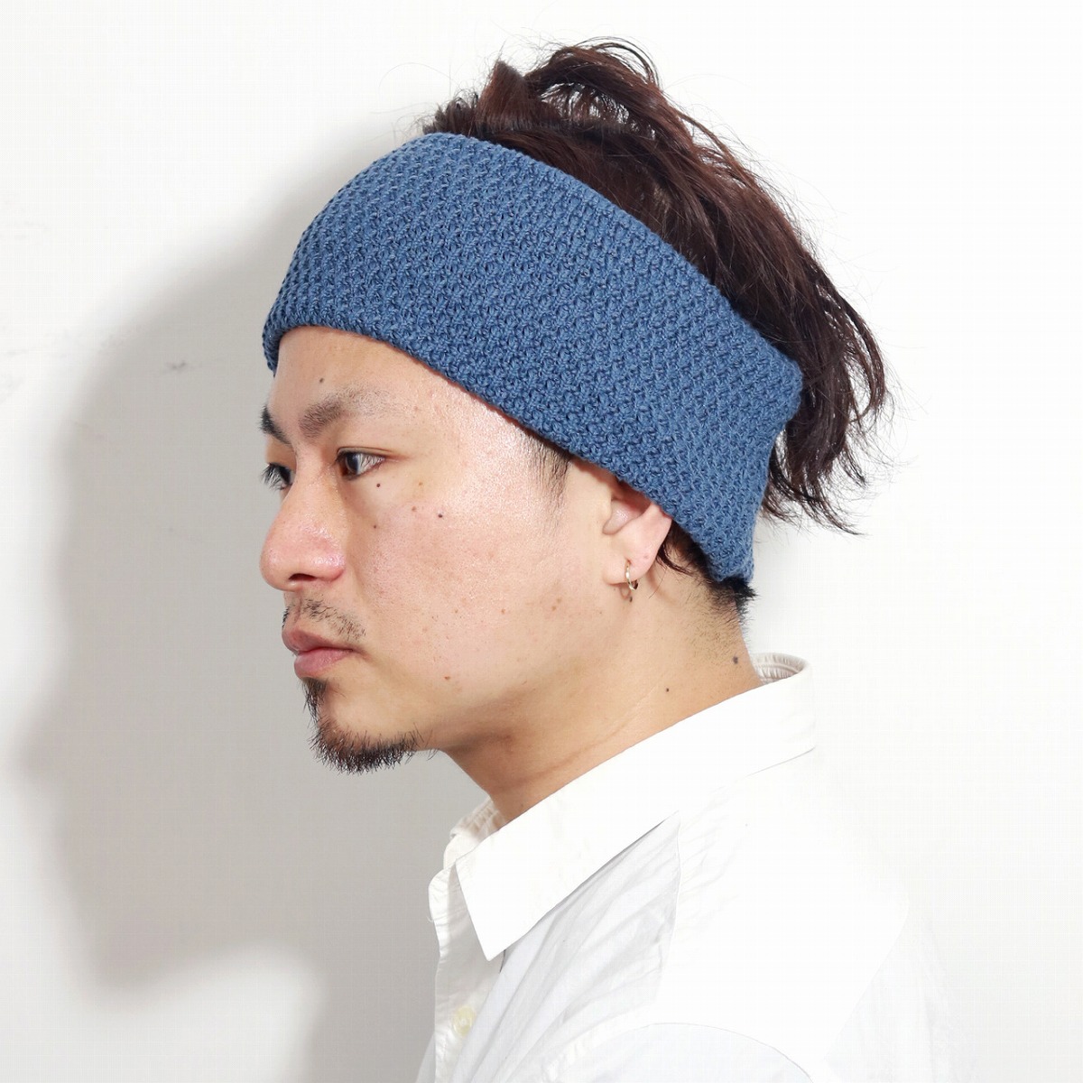 Elehelm Hat Store ラカルニット Material Hair Van Sports Hair Band