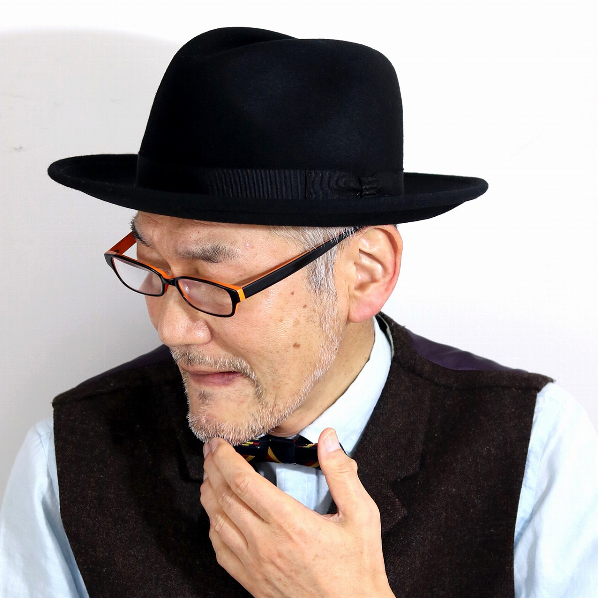 限定特価 中折れハット 秋 冬 Bailey フェルトハット ウールフェルト 帽子 中折れ ベイリー ハット メンズ 中折れ帽 紳士 シンプル 豆電球 プリント レディース インポート 高品質 海外 ブランド ポリッシュドウールフェルト 黒 ブラック Fedora Felte Hat