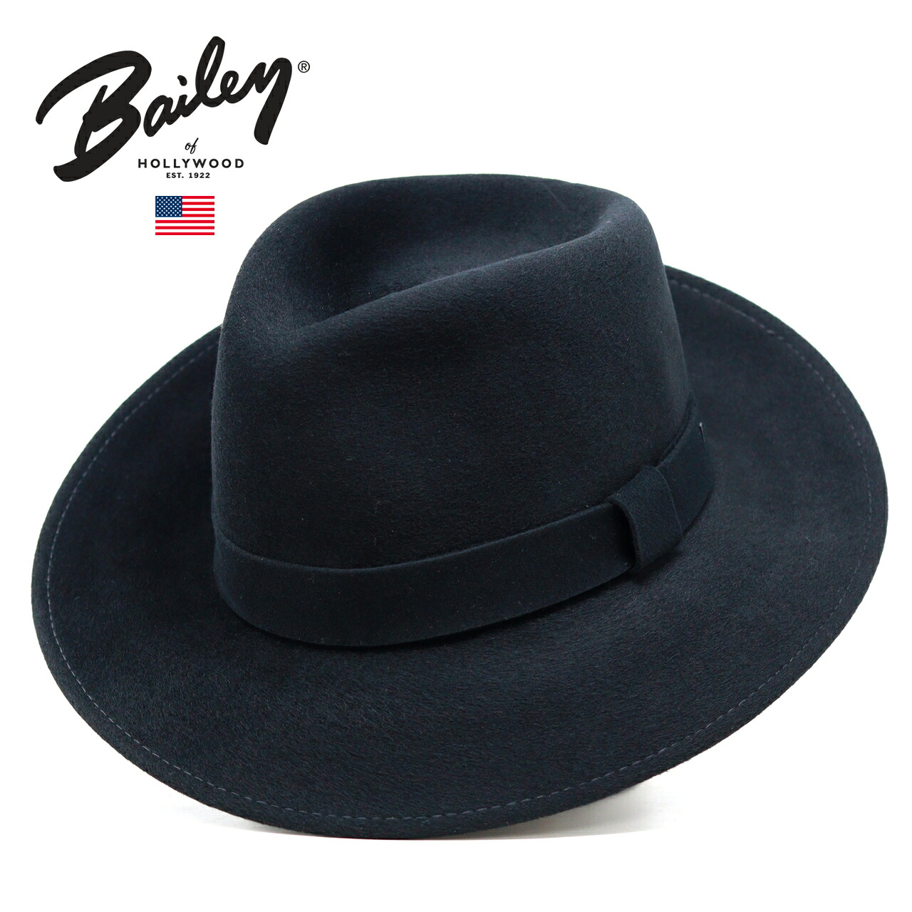 \本日▼全品5%OFFクーポン/ Bailey フェルトハット なめらかに磨いた上質な羊毛 ポリッシュドウールフェルト 帽子 秋 冬 中折れハット 高品質 海外 ブランド アメリカ ハリウッド ベイリー 中折れ ハット メンズ フェルト帽 男性 紳士 中折れ帽 インポート 黒 ブラック|ELEHELM帽子通販専門店