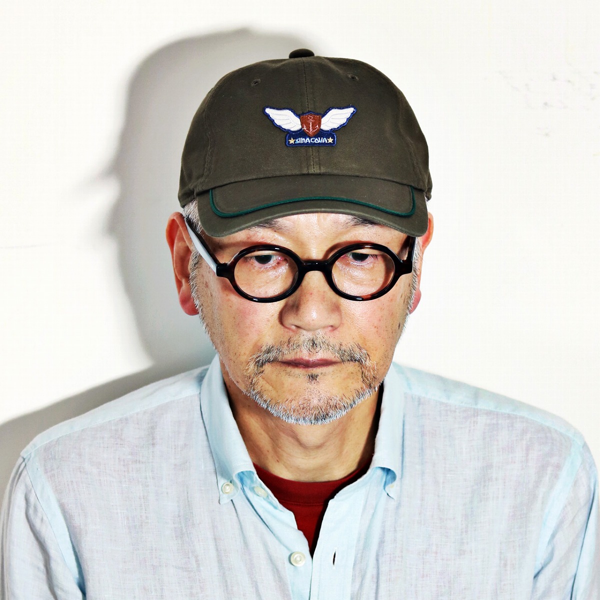 sinacova キャップ メンズ シナコバ ワッペン 碇 帽子 キャップ レディース ベースボールキャップ SINACOVA 野球帽 コットン 春夏 手洗い可 ミリタリー ファッション 紳士 帽子 日本製 サイズ調節可能 ブランド / グリーン ギフト プレゼント 父の日 [ baseball cap ]