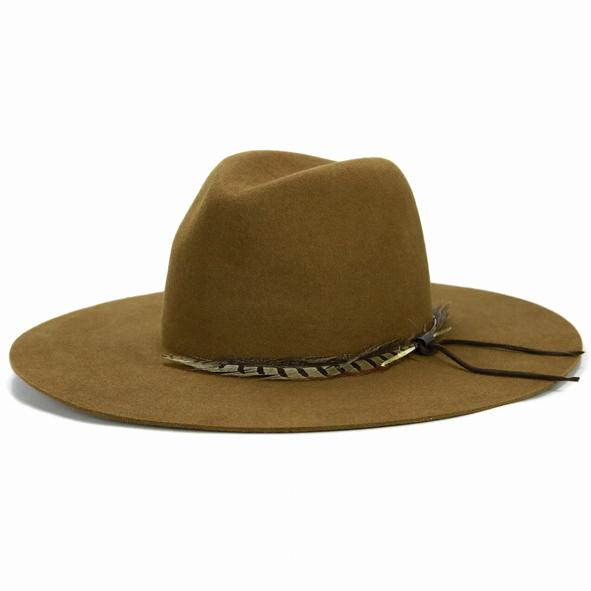 flat brim cowboy hat