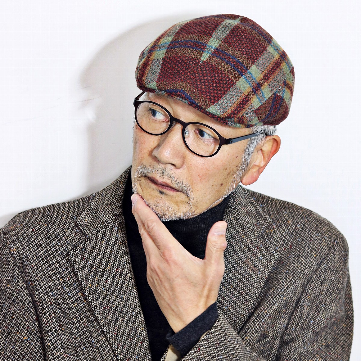 秋 冬 ハンチング インポート ブランド クランベス フランス 帽子 アイビーキャップ チェック メンズ チェック柄 オレンジ系 ( クリスマス ギフト包装 ラッピング 無料 ) 父の日 [ ivy cap ]