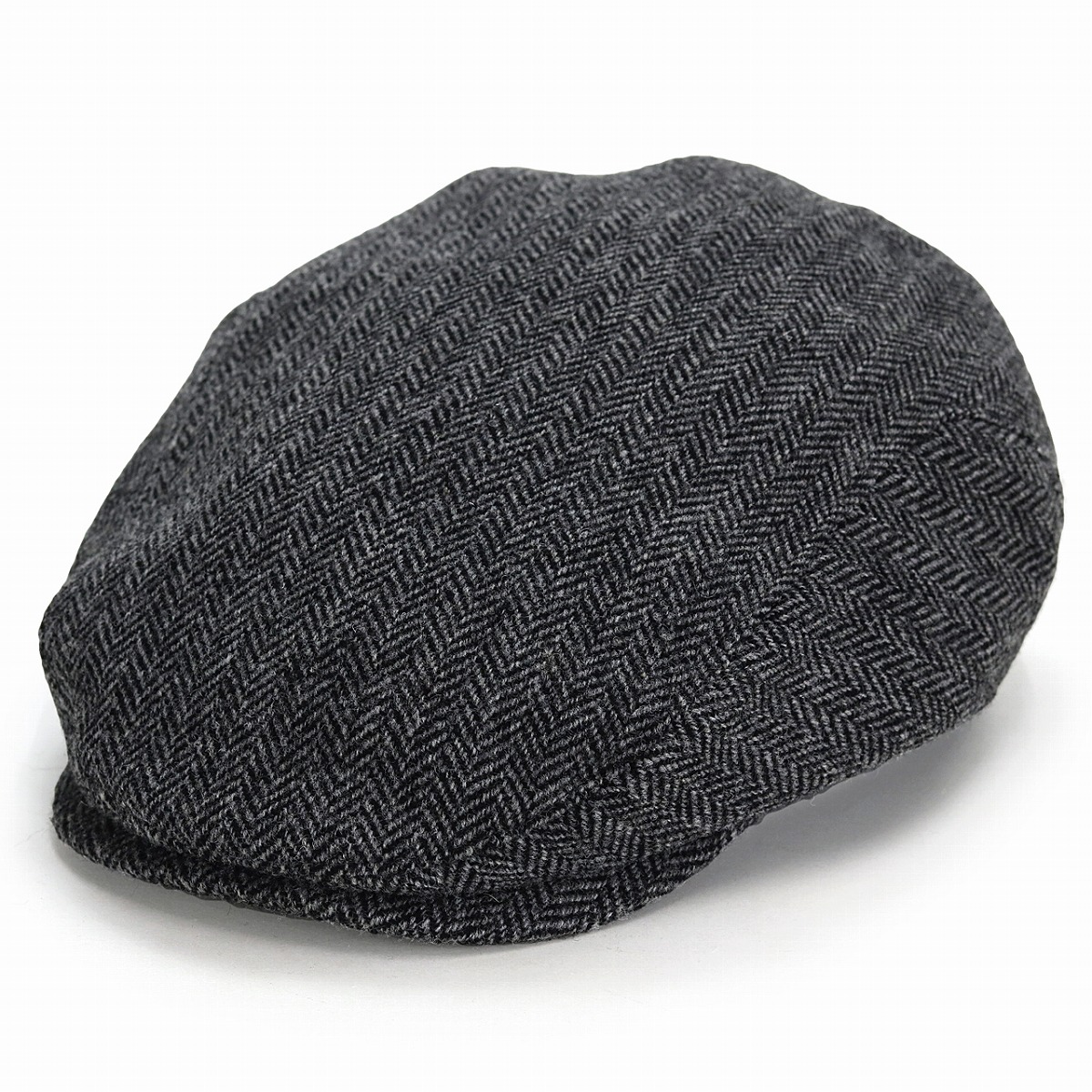 人気ブランド 楽天市場 ウール ハンチング メンズ 秋 冬 ヘリンボーン カシュケット 帽子 58cm 60cm サイズ調整 羊毛 Kaszkiet ウール素材 Albano Morgado 生地 ウール100 暖かい グレー Ivy Cap クリスマス ギフト包装 ラッピング 無料 Elehelm帽子通販専門