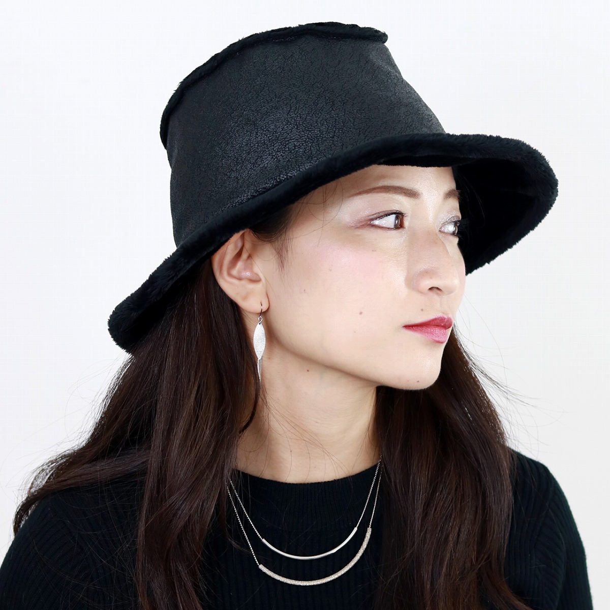 楽天市場 全品5 Offクーポン ステットソン 帽子 レディース 秋 冬 ハット 日本製 フェイクレザー ダウンハット Stetson フェイクファー 大人 ぼうし ヴィンテージ風 かっこいい 無地 サイズ調整 Mサイズ 黒 ブラック Hat Elehelm帽子通販専門店