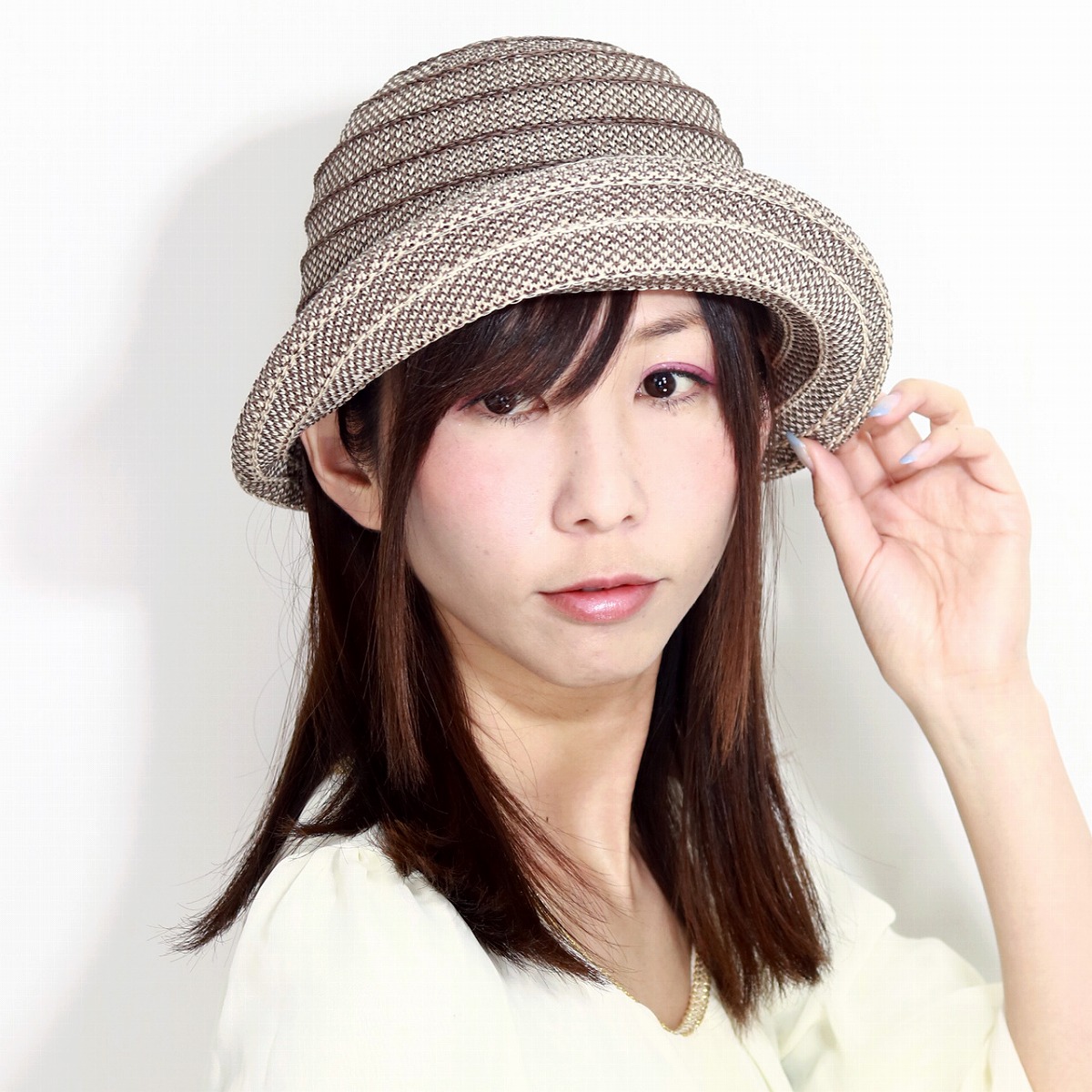 ＼今日このごろ｜全品10%OFF引き換え証／ ダックス レディース かぶり笠 UV撥ねのける 折りたたみ可 DAKS 日本製 オブザーハット 綿ロードギマ オブザー かぶり笠 鳥打ち帽 亭主もち 春夏 茶 赤銅色 母の日 差し上げ物 亭主もち 生まれ落ちる日 差し上げ物 鳥打ち帽 貨物輸送無料 母の日