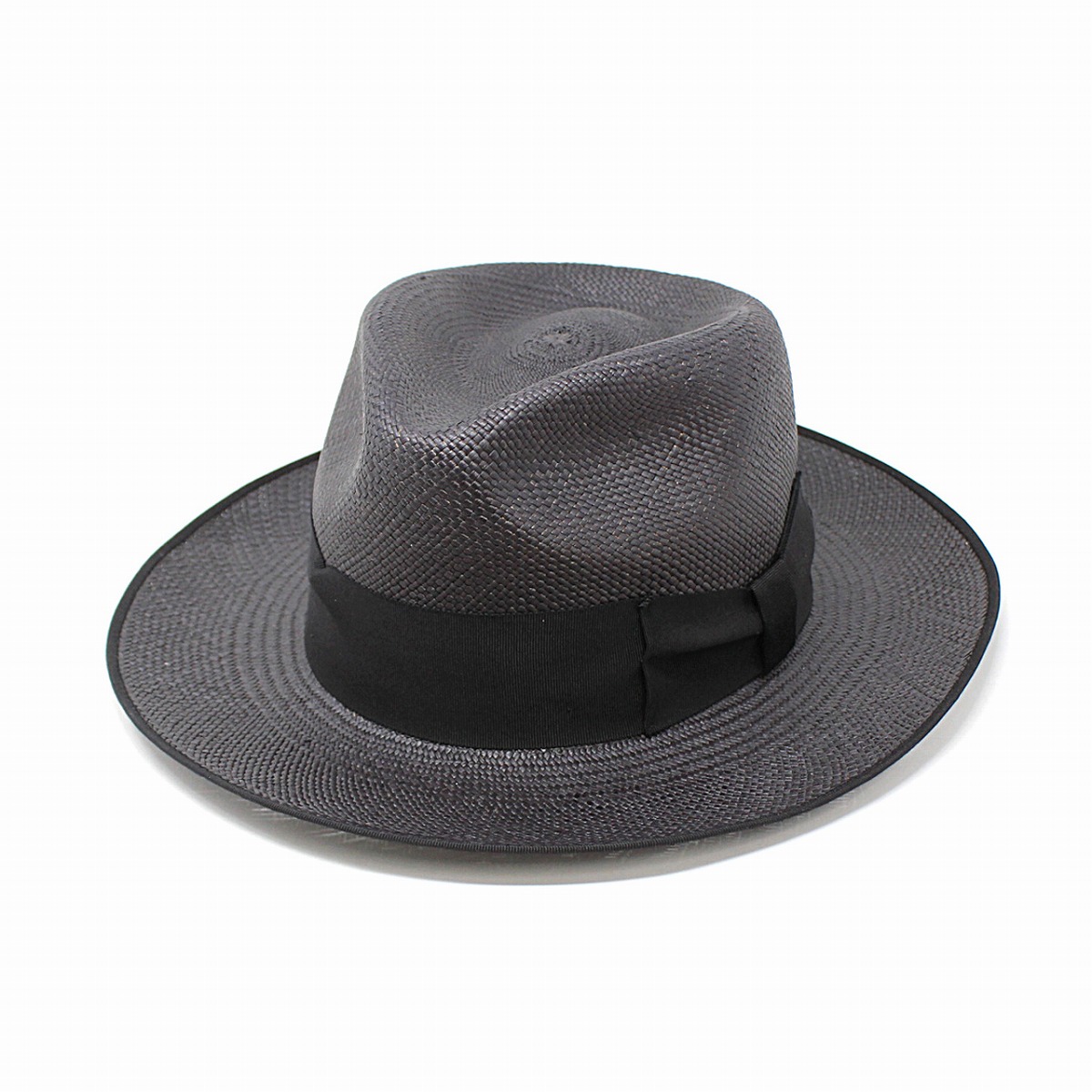 ステットソン パナマハット ハット 春 リボン 夏 Stetson パナマ帽 エクアドル製 メンズ 黒 ストローハット