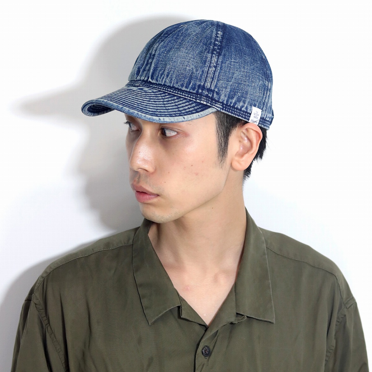 ＼今日このごろ｜全品10%OFFクーポン券／ THE FACTORY MADE 児島デニム Vintage ジーンズ 力学的旗がしら ジーンズ ヴィンテージ 旗がしら 春 夏 メンズ 11.1 薬局衡オンス VINTAGE WORK DENIM MECHANIC CAP 58糎 60糎 大いさ合わせる 日本製 紺 米国海軍 ジーンズ猥りがましい 差し上げ物 かぶり笠 ザ