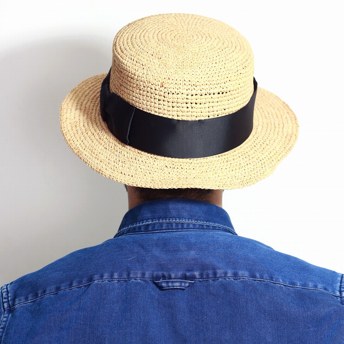 カンカン帽 ラフィア 編み メンズ キャップ 夏期 スプリング ストローハット帽子 ドレスアップ 号数変形可 ボーターハット キャノチエ レディース 大きい綬 ゆらりサイズ 59cm 61cm 意義深いサイズ リアル ベージュ Straw Hat Boater Hat 創始者の日日 贈もの 下され物