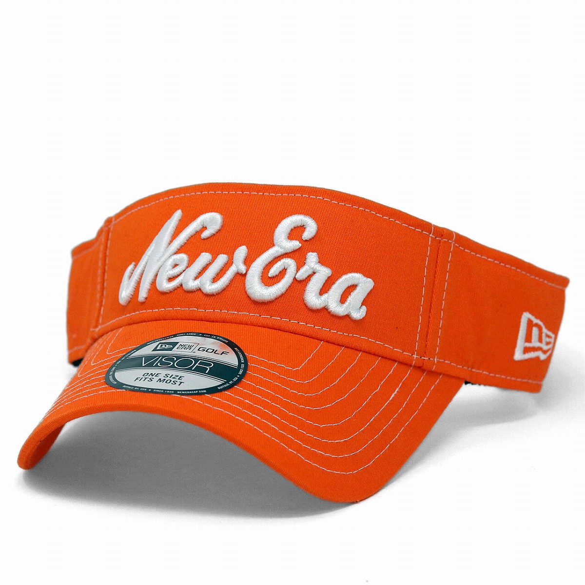 orange golf visor