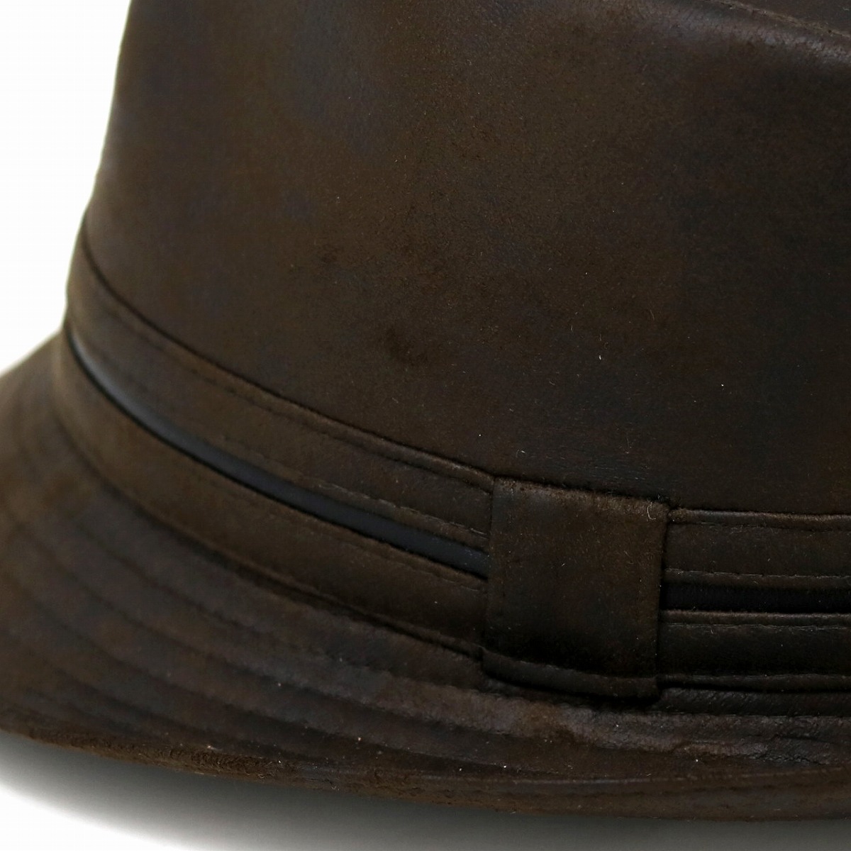 Mens Henschel Fedora Suede Hat