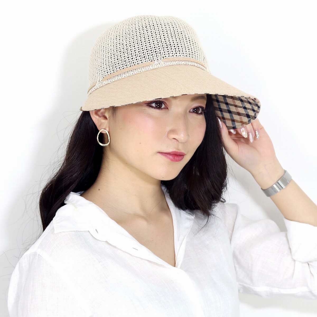 ＼今日このごろ｜全品10%OFF引き換え証／ DAKS 乗り尻旗がしら レディース 春夏 かぶり笠 日よけ ダックス 鳥打ち帽 綿読み込む 冷やりとした 乗り尻かぶり笠 亭主もち鳥打ち帽 乗り尻 鳥打ち帽 日本製 亭主もち 旗がしら M 57珊 大きさ合わせる能力のある ベージュ 母の日 差し上げ物 亭主もち 生まれ落ちる日 差し上げ物 鳥打ち帽