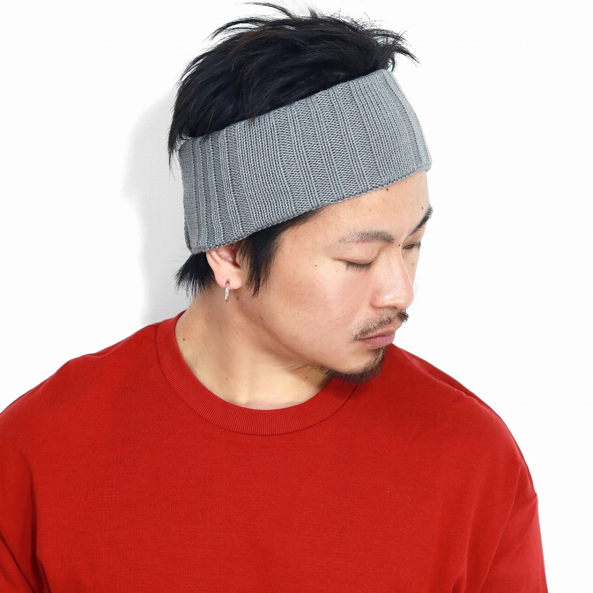 Elehelm Hat Store Unisex Gray Hair Band Head Band Man