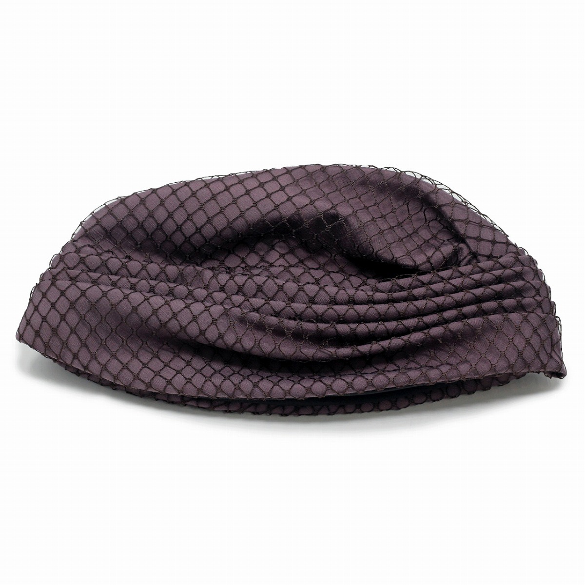 ＼告知▽全品10%OFFクーポン／ 絹 帽子 室内 紫 メッシュ シルク 日本製 ミセスハット ベール ナイトキャップ 京紫 レディース ターバン 涼しい 通気性 パープル 母の日 ギフト 贈り物 プレゼント ギフト包装無料 母の日 turban hair