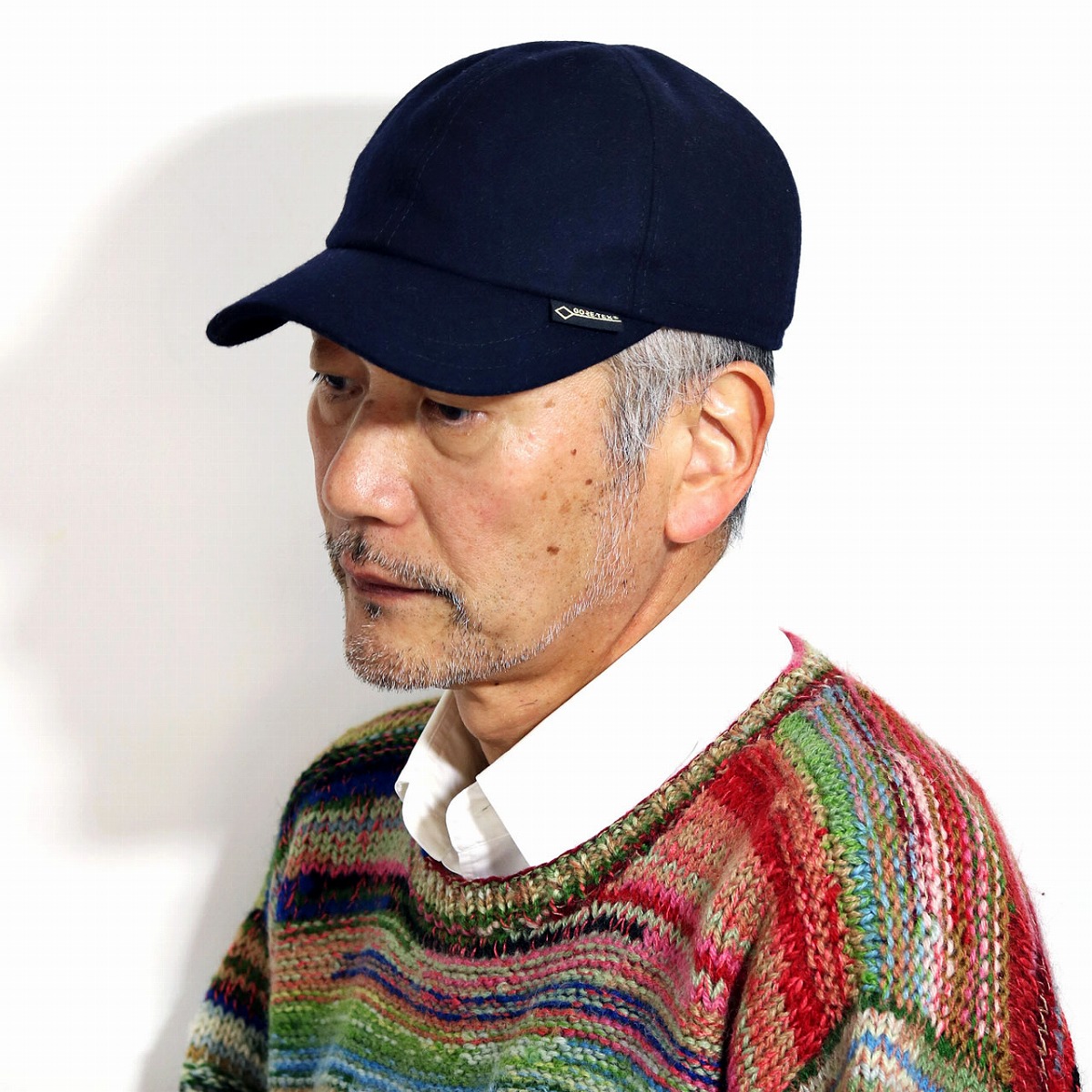 ＼本日▼全品5%OFFクーポン／ キャップ ゴアテックス 帽子 ネイビー メンズ ゴットマン キャップ GORE-TEX 耳あて 防寒着 アウトドア イヤーマフ ウール あたたかい キャップ 男性用 紺 ギフト 帽子 プレゼント 男性 ラッピング無料 送料無料 父の日｜ELEHELM帽子通販専門店