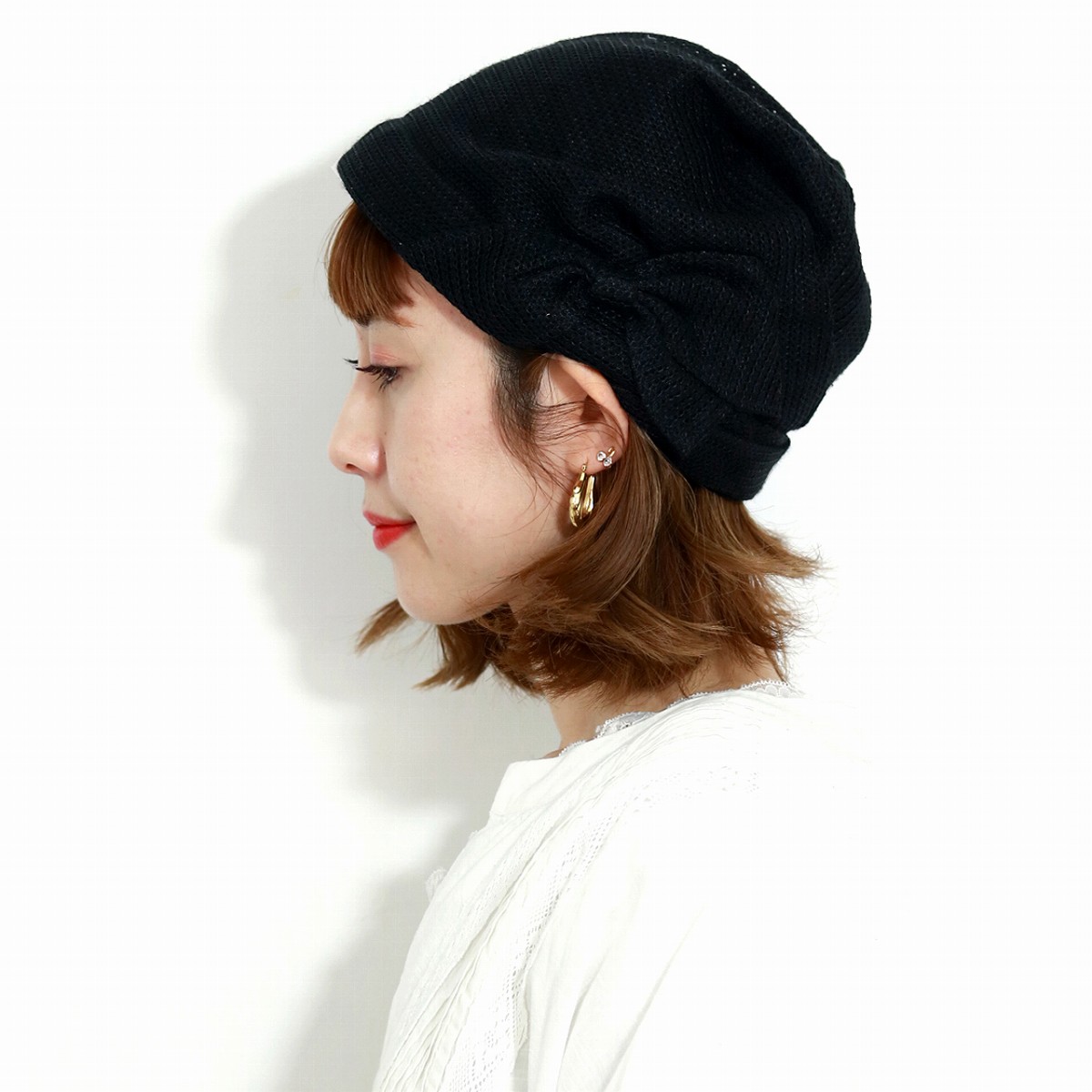 編み物帽 レディースターバン メッシュ 通気キャラクターに優れた かぶり笠 三春 朱炎 ニット 縄付き 御上さん帽子 令夫人シャポー ニット帽 自由大いさ 40用 50代 60代 70代 ファッション 墨ぞめ Beanie Cap Turban 母の恒星日 戴物 誕生日 贈物 Daemlu Cl