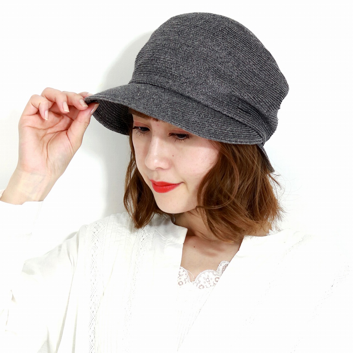 レディース グレー 送料無料 60代 40代 ミセスハット Born ギフト 大人可愛い ストローハット おしゃれ ピエスドリュシル 母の日 帽子 麦わら帽子 リネン ギフト包装無料 通気性 女性 麦わら帽子 日よけ ラッピング プレゼント 柔らかい 誕生日 ソフト おすすめ レディース
