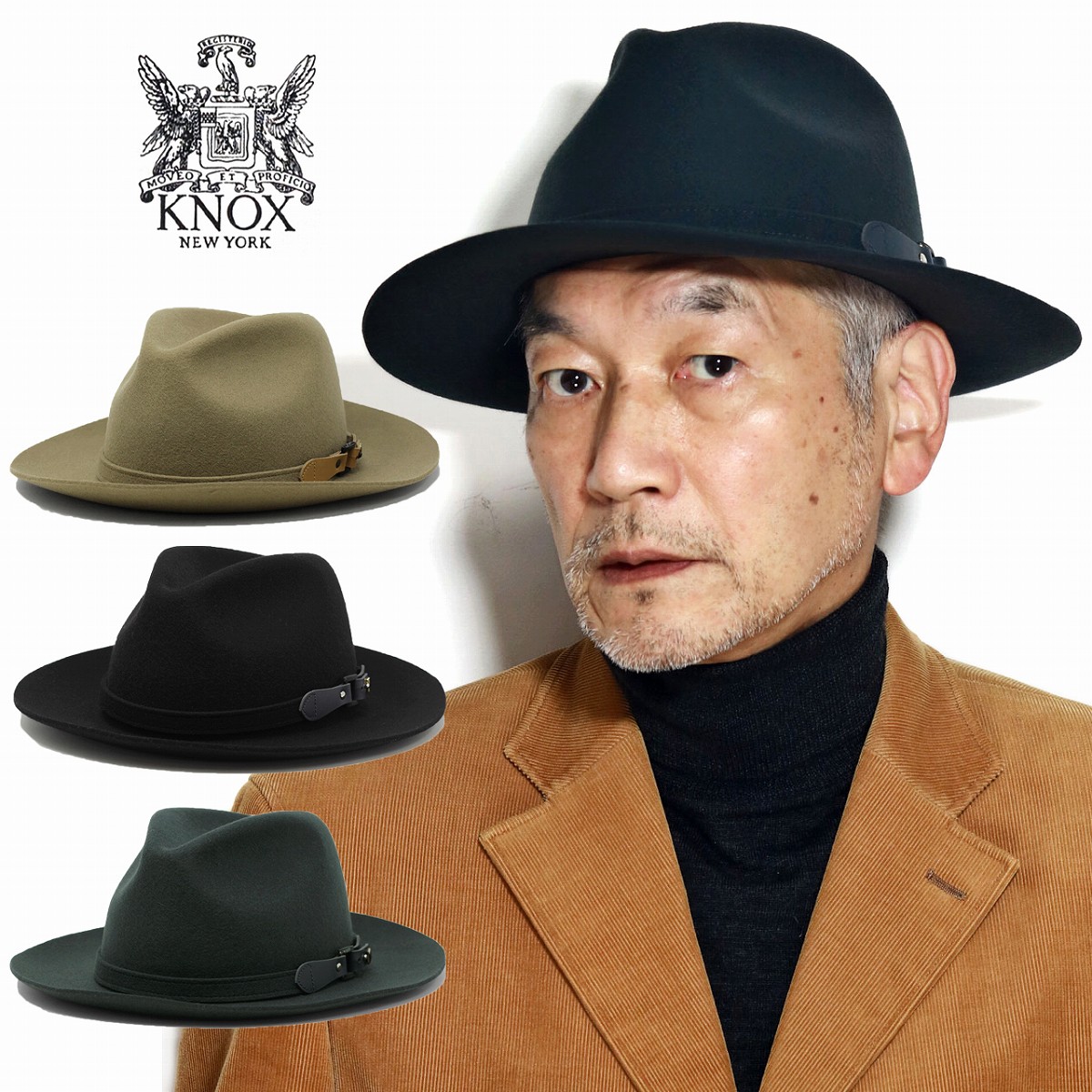 楽天市場】ハット メンズ New York Hat ( ニューヨークハット ) 中折れ