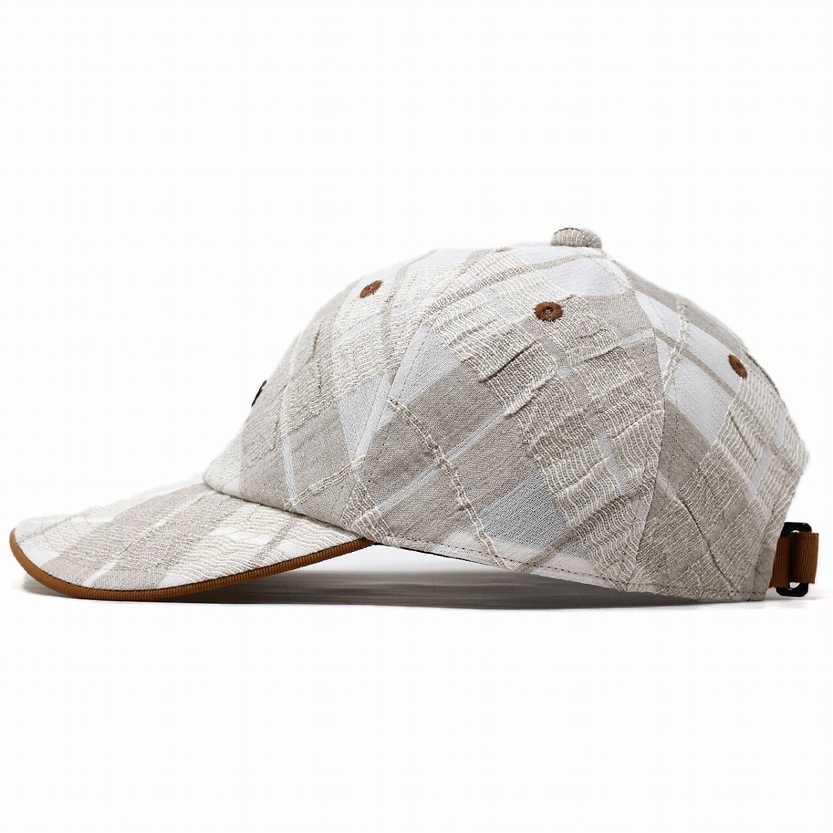 本店は キャップ メンズ 春夏 Daks ダックス チェック柄 綿 麻 紳士 ダンガリー 日本製 M L Ll ベースボールキャップ チェック 帽子 キナリ 生成 ブラック 黒 Cap 40代 50代 60代 ファッション 父の日 ギフト 男性