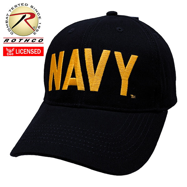 【楽天市場】【 あす楽 】 Rothco ロスコ Us Navy ライセンス Navy ロープロファイル キャップ Navy Supreme Low Profile Cap ★ メンズ 6308