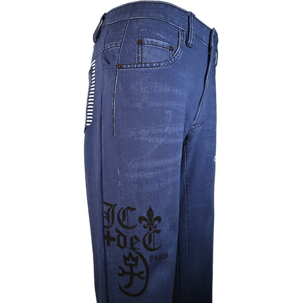 ・３０%OFF カステルバジャック ストレッチパンツ 25-26新作 秋冬 メンズ ジーンズ風 インクジェットプリント ノータック 【90cm】【94cm】 【ギフト包装無料】 CASTELBAJAC g-7215340-117-55