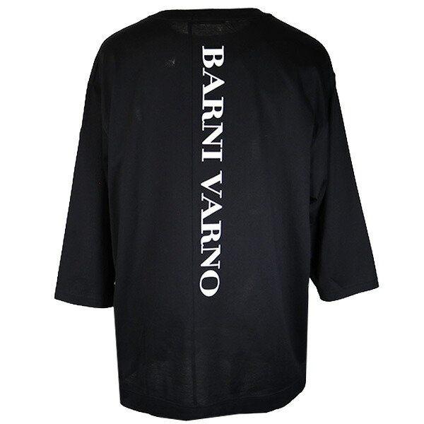 ・30%OFFバーニヴァーノ【LL】七分袖Tシャツ2026新作 春夏 メンズ丸首(クルーネック) ロゴプリント 【ギフト包装無料】BARNI VARNO 日本製 hh5535-09|えむえむショップ