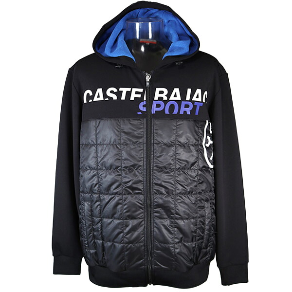 ・4０%OFF\u003cBR\u003eカステルバジャック メンズ\u003cBR\u003e中綿 パーカー上衣\u003cBR\u003e\u003cBR\u003e23-24新作 秋冬 \u003cBR\u003e家紋＆ロゴタイプ刷り上げるL(48)  LL(50)【差し上げ物荷作り無料】 CASTELBAJAC b-7233377-117-99
