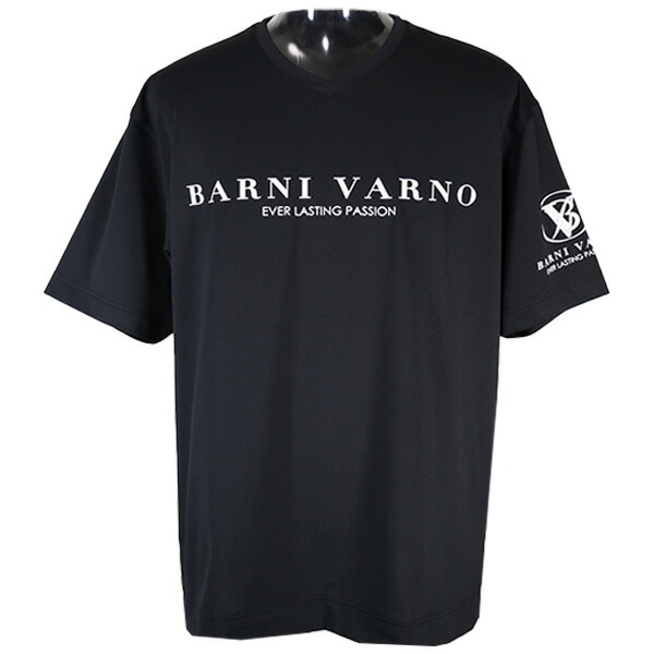 ・４０%OFF\u003cBR\u003eバーニヴァーノ【L】V素っ首 半袖Ｔシャツ \u003cBR\u003e\u003cBR\u003e2024新作 春夏 メンズ\u003cBR\u003eロゴタイプ刷り上げる \u003cBR\u003e 【差し上げ物荷拵え無料】 \u003cBR\u003eBARNI VARNO 日本製 ht5048-09