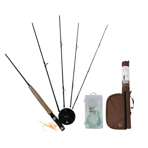 新品 フライフィッシング フルセット フライロッド リール ライン 専用バック フライフィッシング 入門セット フライロッド リール ライン