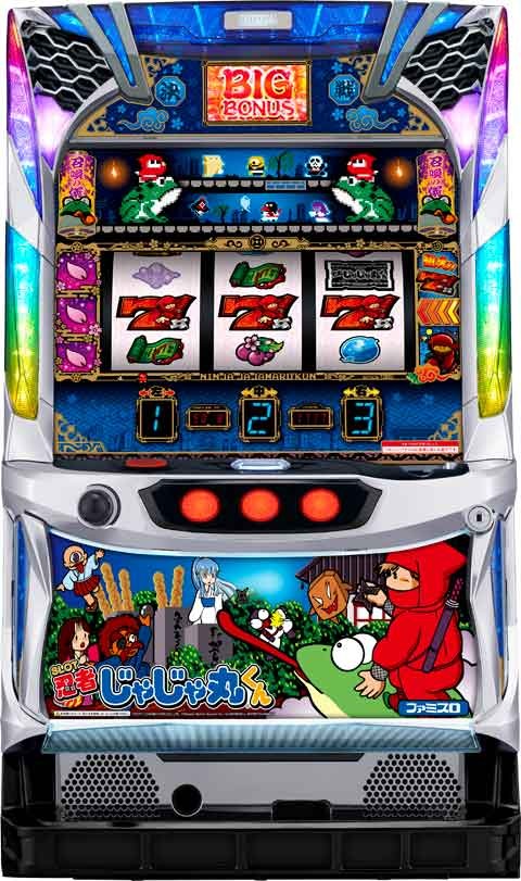 コイン不要機セット【エレコ】SジャジャマルHA(SLOT忍者じゃじゃ丸くん)◆中古パチスロ実機　スロット実機　宅スロ　家スロ