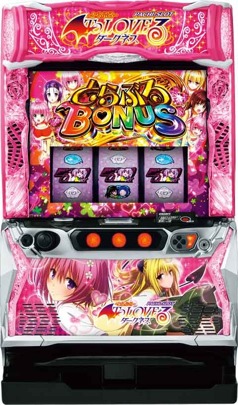 データカウンター接続ユニット付【オリンピアエステート】LToLOVEるダークネスS6◆中古パチスロ実機　スロット実機　宅スロ　家スロ　スマスロ遊技用ユニット取り付け済み BanG Dream!