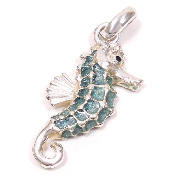 楽天市場】タツノオトシゴの シルバーバッグチャーム シーホース