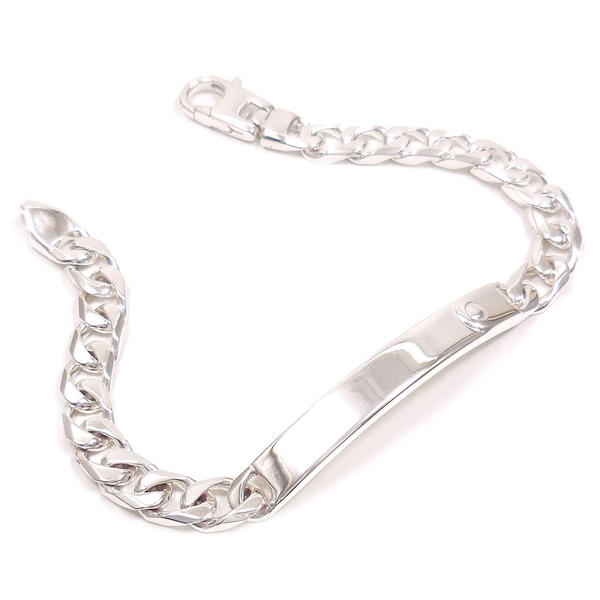 楽天市場】ブレスレット シルバー925 ロング平チェーン 20.5cm