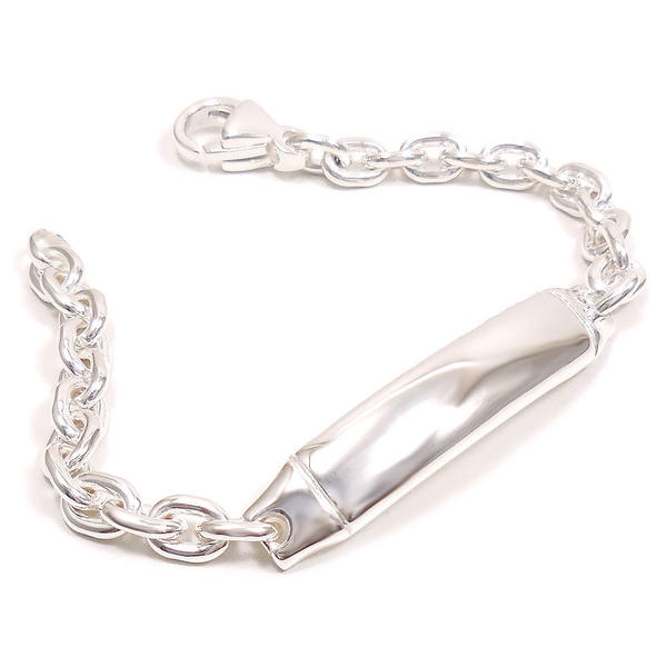 楽天市場】ブレスレット シルバー925 ハート いぶし銀 イタリア製