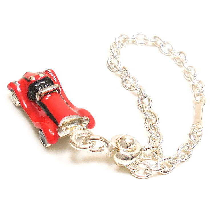 イタリア製『世界の名車』純銀925Sインゴットキー＆キーホルダー