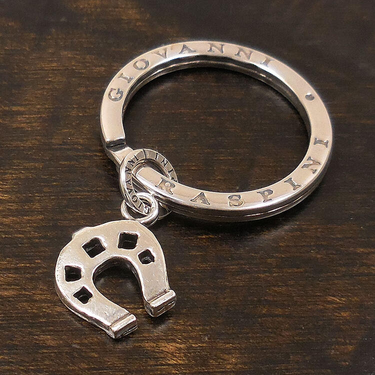 楽天市場】キーリング キーホルダー シルバー925 いぶし銀 ラッキー13