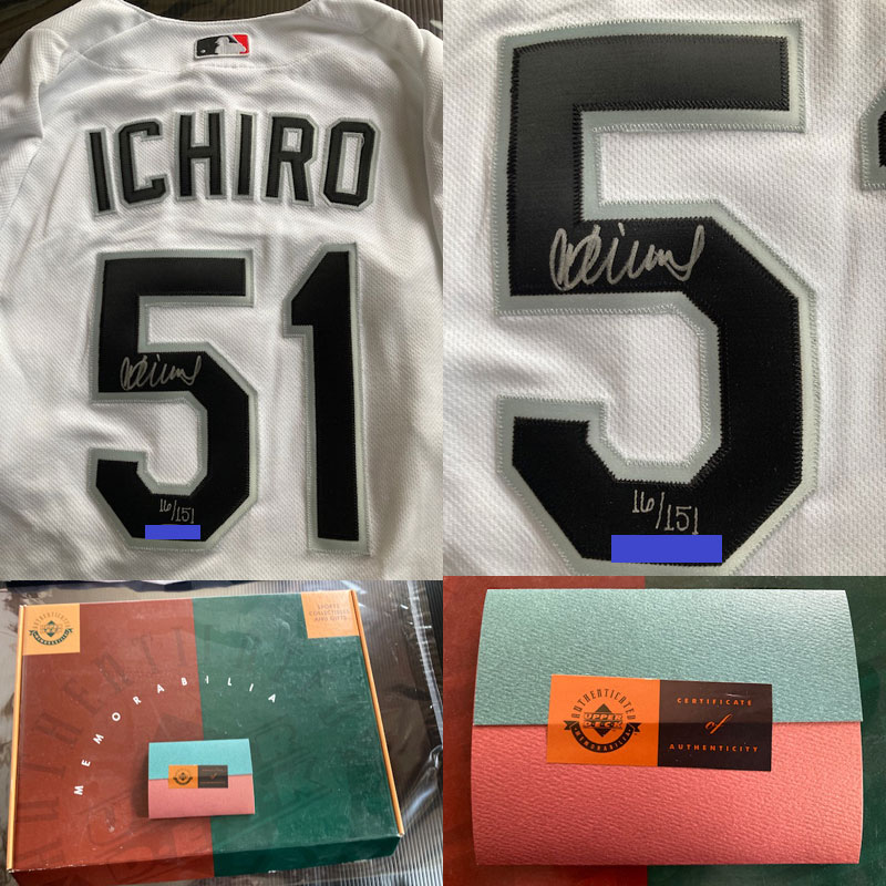 イチロー直筆サイン入り 2003年MLB ALL-STAR JERSEY UDA スポーツ