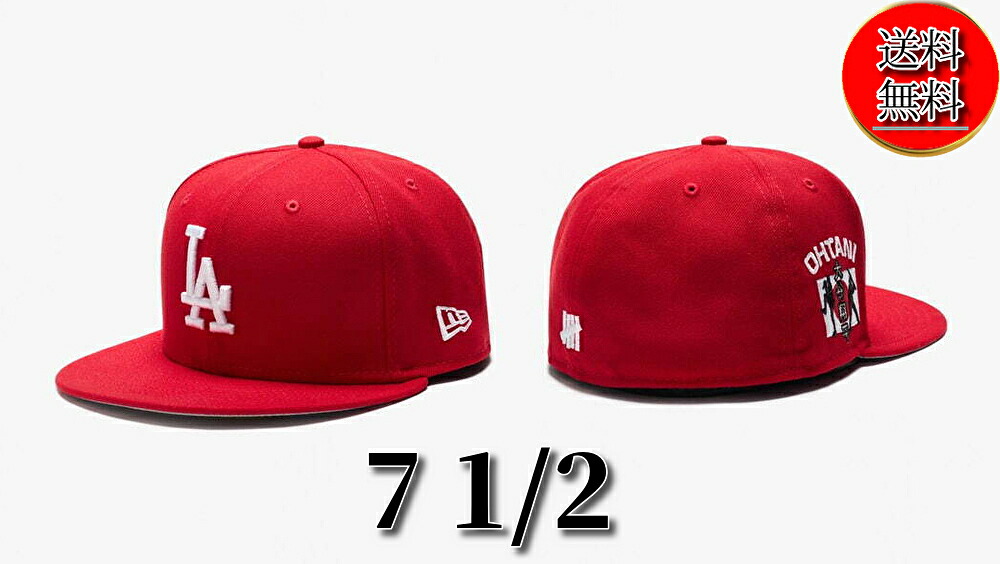 【7/25限定★P最大33.5倍★5の日+マラソン+店P★要エントリー】【新品/送料無料】UNDEFEATED X NEW ERA DODGERS OHTANI 59FIFTY FITTED レッド7 1/2 /アンディフィーテッド&times;ロサンゼルス ドジャース 大谷 ニューエラ 59 帽子 CAP キャップ 国旗 大谷翔平｜イースマイル333 23,616円