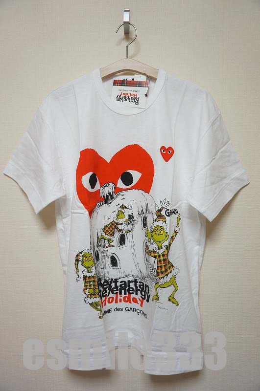 コムデギャルソン　プレイ　Tシャツ 楽天市場】【月間優良ショップ7度受賞】 新品 プレイ