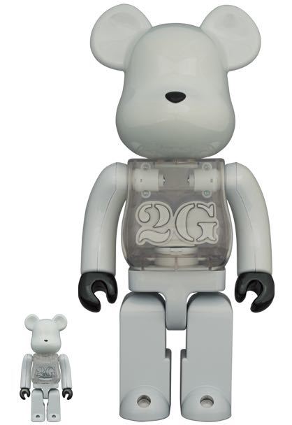 Medicom Toy Be Rbrick 2g White Chrome 100 400 400 サイズはライトアップユニット搭載 メディコムトイ ベアブリック Arganita Tn