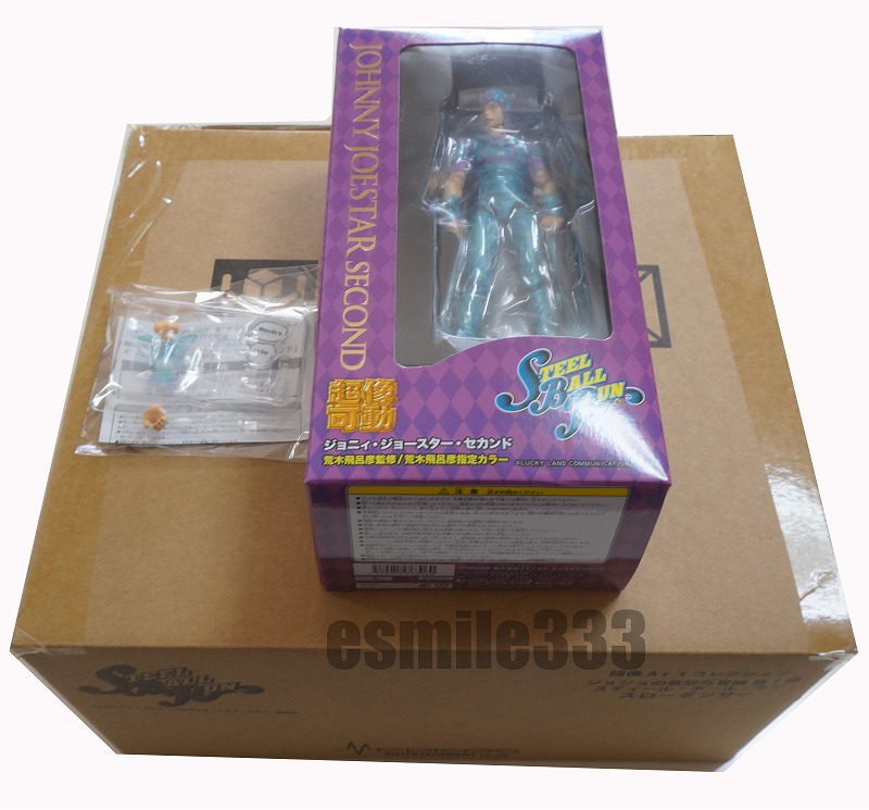 楽天市場 1 10限定 エントリーでp最大15倍 店内全品p2倍 クーポン 新品 あす楽 楽天最安値挑戦中 超像artコレクション ジョジョの奇妙な冒険 第7部 スティール ボール ラン スローダンサー 超像可動 ジョニィ ジョースター セカンド 2体セット イー