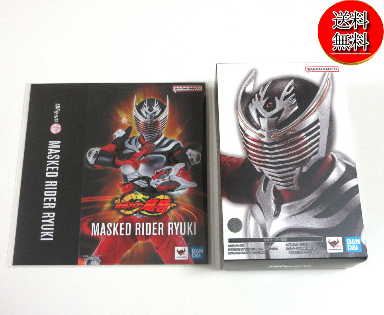 【新品/送料無料】限定スリーブ付き S.H.フィギュアーツ（真骨彫製法） 仮面ライダー龍騎 約145mm PVC&ABS製 塗装済み可動フィギュア画像