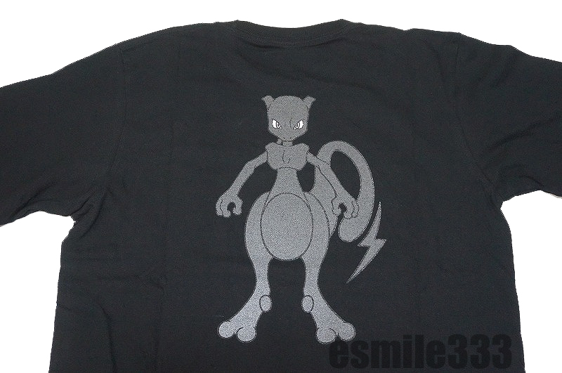 人気ブランド Thunderbolt Project By Frgmt Pokemon ポケモン フラグメント 長袖ｔシャツ 黒 M メンズサイズ ミュウツー 藤原ヒロシ Fragment ポケットモンスター 超目玉