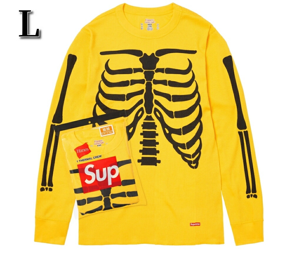 supreme ボーンサーマル　セット supreme ボーンサーマル セット Supreme Hanes Bones Thermal Crew (1