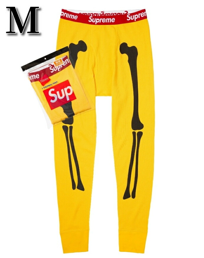 楽天市場】SUPREME 21aw Hanes Bones Thermal Pant White Sサイズ