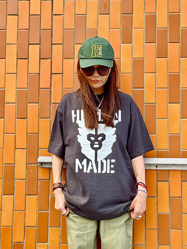 新品 HUMAN MADE DAILY Tシャツ Sサイズ ネイビー HUMAN MADE DAILY S S T-SHIRT NAVY プリントTシャツ ブルー