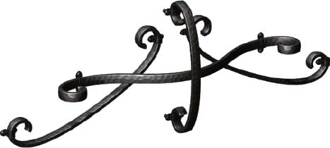 楽天市場】壁飾り 外壁 アイアン風 妻飾り ワイド型 35型 ブラック 黒