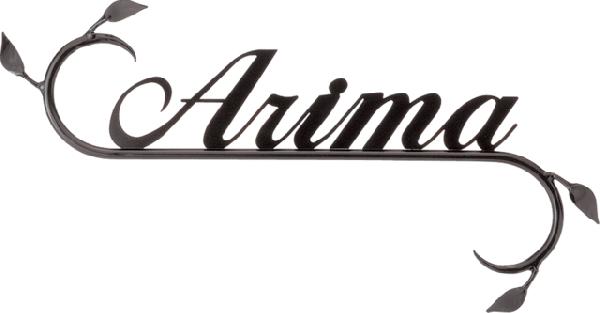 【10％OFF★4/10 1:59まで】 表札 アイアン アイアン表札 表札 戸建 表札 IS-9 葉 リーフ ハンドメイド サインプレート ネームプレート シンプル 屋外 外構