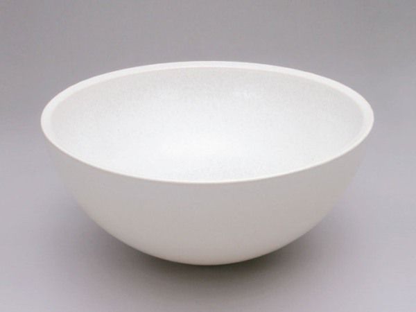 立水栓 パン ガーデンパン 信楽焼ガーデンパン３８０ 白マット 立水栓 水栓柱に設置 和風 水鉢