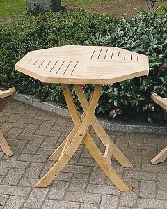ガーデンテーブル 折りたたみテーブル カフェ 高級 チーク材 木製 ガーデン 家具 折りたたみ テーブル 幅700×高さ700×奥行700 チーク ガーデンファニチャー 完成品 屋外 庭 ベランダ テラス おしゃれ 送料無料