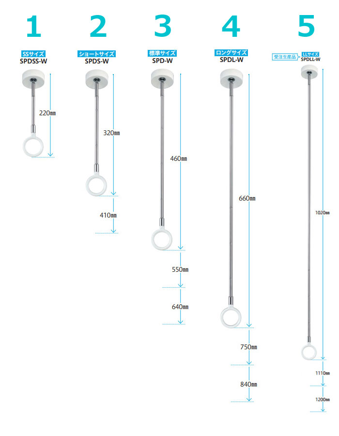 驚きの価格が実現！】 物干し 室内物干し 吊り下げ 物干し金物 物干金物 川口技研 ホスクリーン スポット型 SPD型 LLサイズ 102cm ホワイト  スムーズなポール装着 1本 受注生産品 fucoa.cl